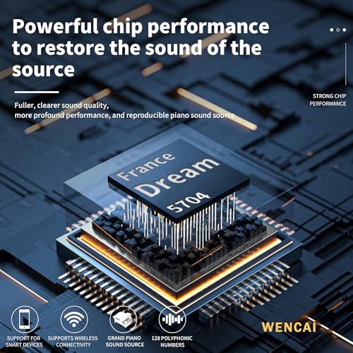 WENCAI 88 Key Electric Piano Weighted Keyboard - Image 2