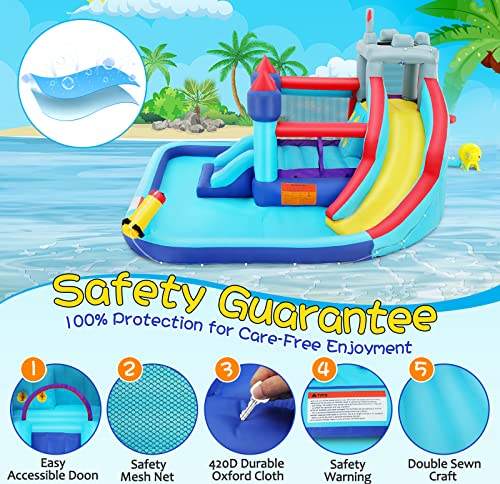 Wesoky Inflatable Bounce House Water Slide - Image 4
