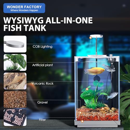 Wonderfactory 3 Gallon Aquarium AIO Starter Kit - Image 2