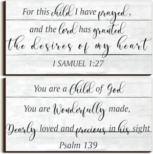 Yookeer Wood Nursery Wall Decor For Kids