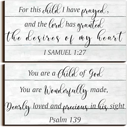 Yookeer Wood Nursery Wall Decor For Kids