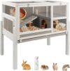 ketive Wooden Guinea Pig Cage With Stand