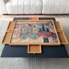 ENERIDIO Wooden Puzzle Table With 6 Drawers