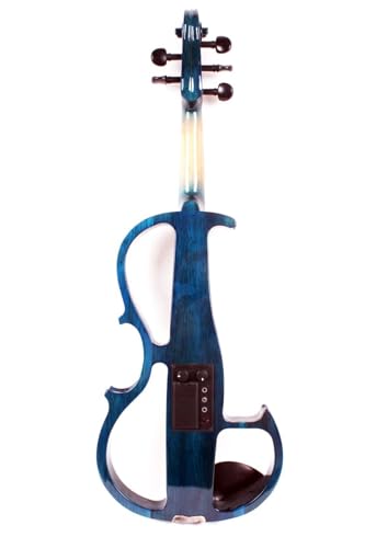 WUQIMUSC Electric Viola 16 Inch EL8 (Blue-5 String) - Image 4