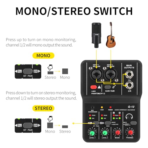XTUGA USB Audio Interface XLR With Microphone Jack - Image 3