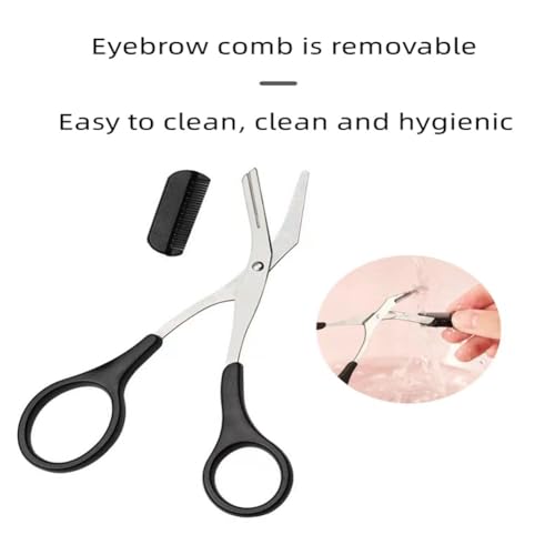 XUJINCN Eyebrow Scissors With Comb - Image 3