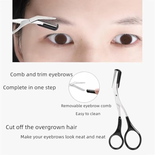 XUJINCN Eyebrow Scissors With Comb - Image 5