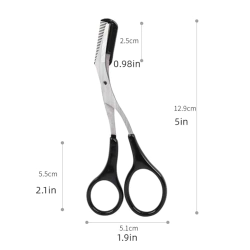 XUJINCN Eyebrow Scissors With Comb - Image 2