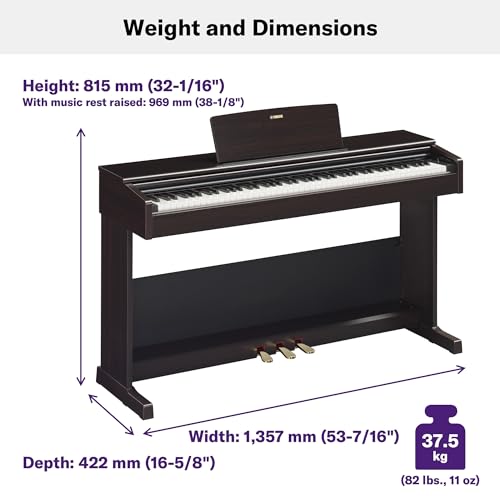 YAMAHA 88-Key Digital Pianos-Home YDP105B - Image 4