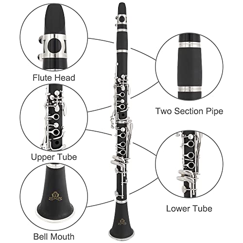 Yasisid Clarinet For Beginner With Stand, Case - Image 5