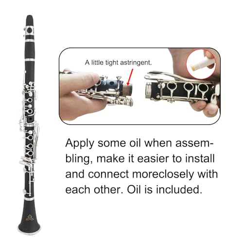 Yasisid Clarinet For Beginner With Stand, Case - Image 2