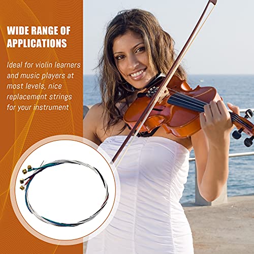 Yeshone 8 Pieces Violin Strings Full Set 4/4 - Image 4