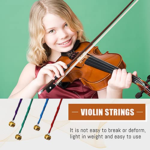 Yeshone 8 Pieces Violin Strings Full Set 4/4 - Image 5