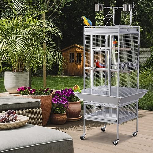 ZENY Large Parrot Cockatiel Bird Cage, 61-Inch - Image 2