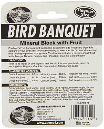 Zoo Med Fruit Bird Banquet Block, Small - Image 2