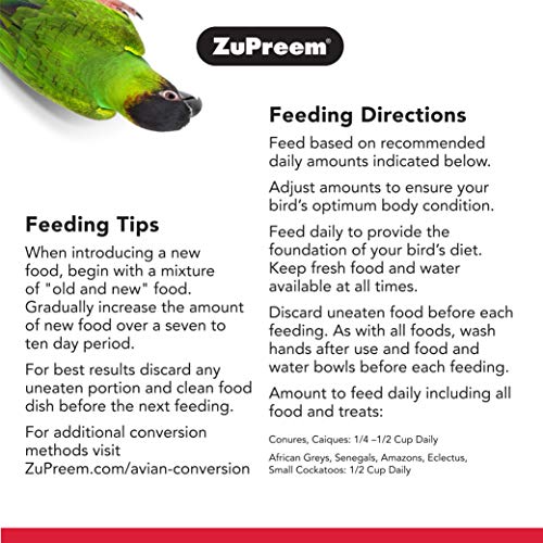 ZuPreem FruitBlend Pellets Bird Food, 3.5 lb - Image 3