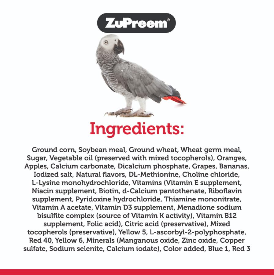 ZuPreem FruitBlend Pellets Bird Food, 3.5 lb - Image 5