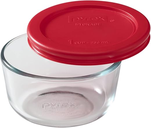 Pyrex 1-Cup Glass Food Storage Container