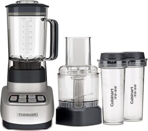Cuisinart 1 HP Blender/Food Processor, Silver