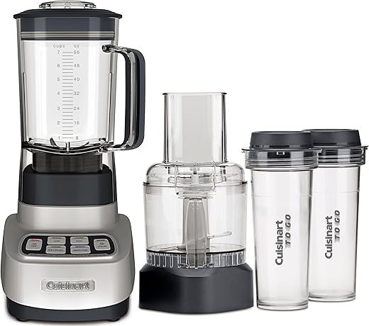Cuisinart 1 HP Blender/Food Processor, Silver