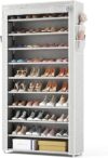 ROJASOP 10 Tier Stackable Shoe Rack Organizer