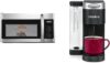 BLACK+DECKER 1000W Microwave & K-Supreme Coffee Maker Bundle