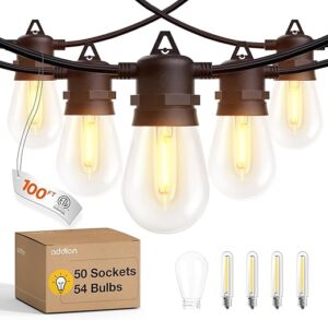 addlon 100FT LED Outdoor String Lights