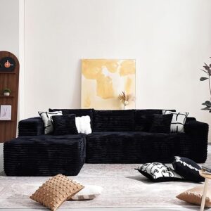 CAODOC 104″ Cloud Sectional Couch With Chaise