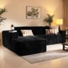 weaxty W 106″ Cloud Sectional Couch With Chaise