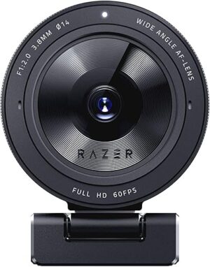 Razer 1080P Webcam With Microphone, Auto Light Correction