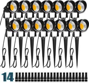 ZUCKEO 10W Low Voltage LED Landscape Lights (14 Pack)