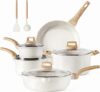 CAROTE 11 Piece Ceramic Non Stick Cookware Set