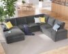 PaPaJet 112 Inch U Shaped Sectional Sofa
