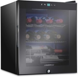 Ivation 12 Bottle Compressor Wine Cooler Refrigerator
