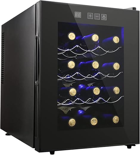 Vehipa 12 Bottle Wine Cooler Refrigerator