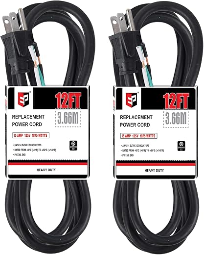 EP 12 Ft 14/3C SJTW Heavy Duty Cord