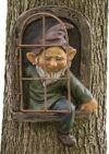 Bits and Pieces 12-Inch Elf Out The Door Tree Hugger