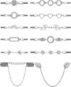 Jetec 12 Pcs Vintage Shirt Cinch Clips