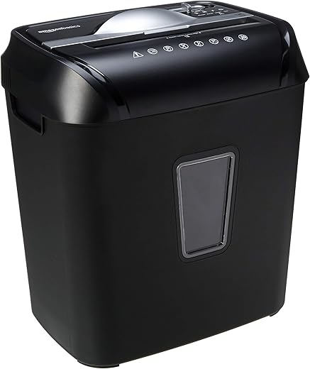 Amazon Basics 12 Sheet Cross Cut Paper Shredder
