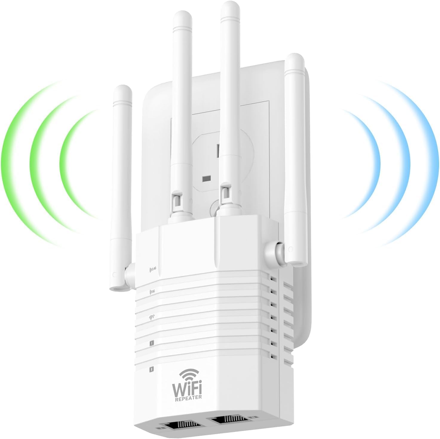 AOOEPU 1200Mbps WiFi Extender Signal Booster