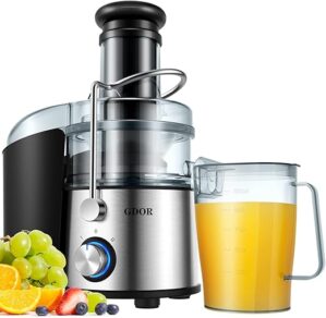 GDOR 1200W Juicer With Titanium Cut Disc