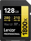 Lexar 128GB Professional 1800x UHS-II SDXC Card