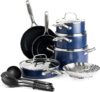 Blue Diamond 14 Piece Ceramic Nonstick Cookware Set