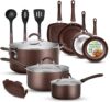 NutriChef 14-Piece Nonstick Cookware Set – NCCW14SBR