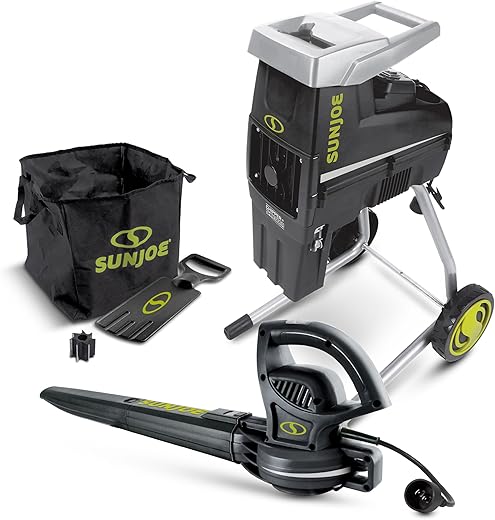 Sun Joe 15-Amp Electric Wood Chipper/Shredder with Blower