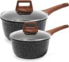 ESLITE LIFE 1.5 QT & 2.5 QT Sauce Pan Set