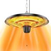 Uniflasy 1500W Electric Hanging Patio Heater