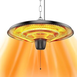 Uniflasy 1500W Electric Hanging Patio Heater