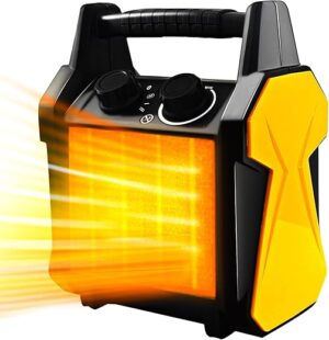 tectake 1500W Portable Electric Patio Heater