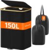 Lifewit 150L Double Laundry Hamper With Lid